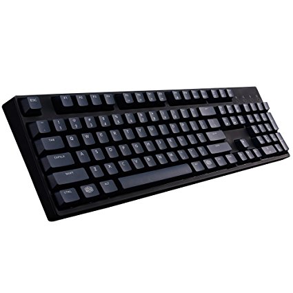 Cooler Master MasterKeys L PBT- Full Size Gaming Mechanical Keyboard, Cherry MX Blue w/ 4 Green Switches, Thick 1.5mm PBT Keycaps