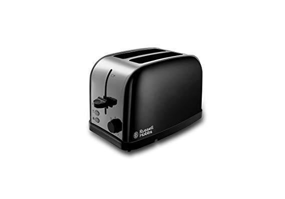 Russell Hobbs 18782 Dorchester 2-Slice Toaster, Black