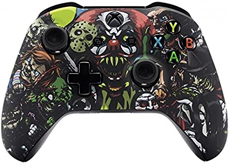 Xbox One Wireless Controller for Microsoft Xbox One - Custom Soft Touch Feel - Custom Xbox One Controller (Scary Party)