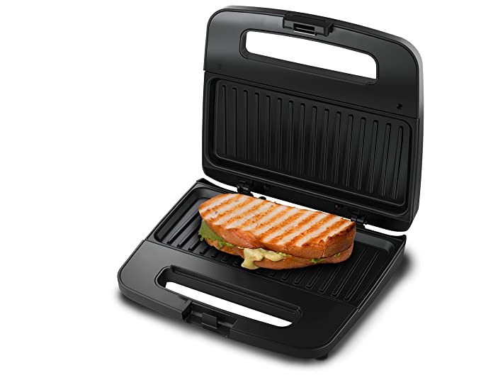 Philips HD2289/00 XL Sized Sandwich Maker, Black with Metallic Finish