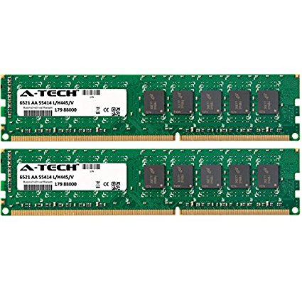 16GB KIT (2 x 8GB) For Dell PowerEdge Series C5220 C6100 (ECC Unbuffered) C6105 (ECC Unbuffered) R210 II R320 (ECC Unbuffered) R415 (ECC Unbuffered) T110 II. DIMM DDR3 ECC Unbuffered PC3-10600 1333MHz Dual Rank RAM Memory. Genuine A-Tech Brand.