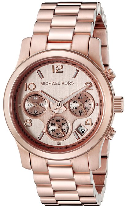 Michael Kors Women's Runway Rose Gold-Tone Watch MK5128