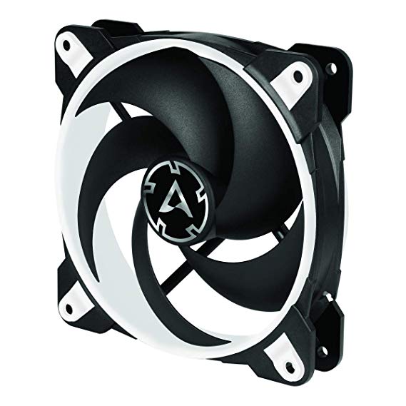 Arctic BioniX P120 (White) - Pressure-optimised 120 mm Gaming Fan with PWM Sharing Technology (PST)