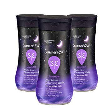 Summer's Eve Cleansing Wash | Lavender | 12 Ounce | Pack of 3 | pH-Balanced, Dermatologist & Gynecologist Tested