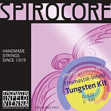 Dr Thomastik S32S33 Spirocore Cello Tungsten G&C Value Pack