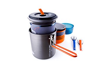 GSI Outdoors - Halulite Microdualist, Camp Cook Set, Superior Backcountry Cookware Since 1985