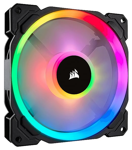 Corsair ll Series ll140 RGB 140mm Dual Light Loop LED PWM Fan Single Pack Cooling CO-9050073-WW