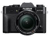 Fujifilm X-T10 Black Mirrorless Digital Camera Kit with XF 18-55mm F28-40 R LM OIS Lens