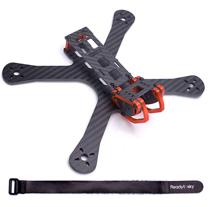 Readytosky 220mm FPV Racing Drone Frame Carbon Fiber 5 inch Quadcopter Frame Kit 4mm Arms FPV Quad Unibody Frame