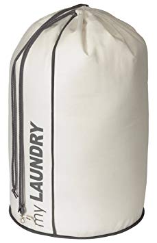 Compactor Laundry Bag, White, World of Storage Range, Polypropylene, Diameter 38.5 x H70 cm, RAN4401, Non Woven 75G,