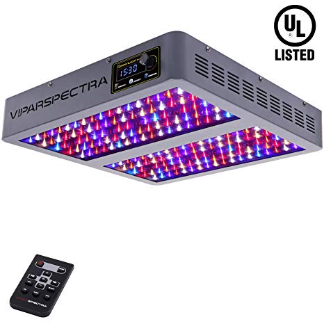 VIPARSPECTRA UL Certified Timer Control Series TC900S 900W LED Grow Light - Dimmable Veg/Bloom Channels 12-Band Full Spectrum for Indoor Plants
