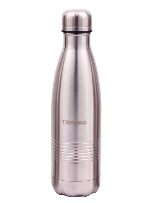 TOPOKO Cola style Vacuum Water Bottle Top Quality Stainless Steel Double Wall Insulated Thermos, Leak Proof, BPA free-Keep Drinks Hot or Cold-18.5OZ
