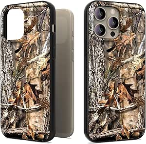 CoverON Camo Design Fit Apple iPhone 16 Pro Max Case for Men, Slim TPU Flexible Skin Cover Thin Shockproof Protective Silicone Sleeve Fit iPhone 16 Pro Max Phone Case - Camouflage