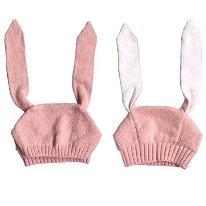 Baby Rabbit Ear Warm Hat, Misaky Toddler Boy Girl Knitted Crochet Beanie Cap