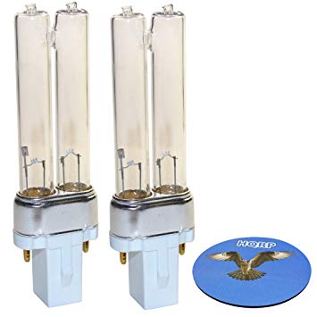 HQRP 2-Pack UV-C Bulb for GermGuardian LB4000 AC4300BPTCA AC4300BPT AC4825 AC4850 AC4850PT AC4900 AC4900CA AC4800 AC4900 CDAP4500 AC5300B AC5350B AC5350W Air Purifiers Germ-Guardian   HQRP Coaster