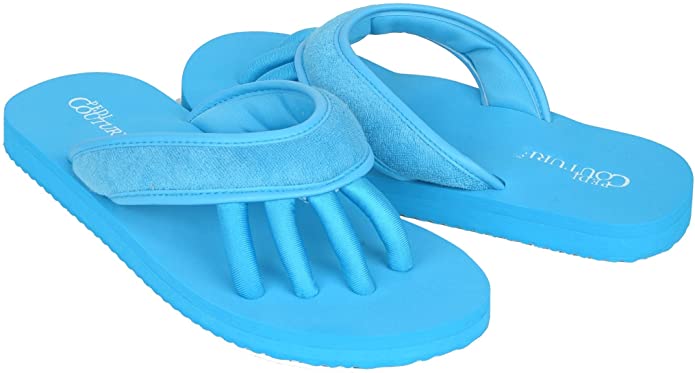 Pedi Couture Women's Spa Pedicure Toe Separator Slippers/Sandals- For Use at Home or at a Salon