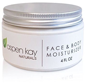 Face & Body Moisturizer, All Natural, Unscented Moisturizer for Sensitive Skin. (4. OZ)
