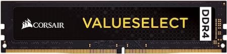 Corsair CMV8GX4M1A2400C16 Value Select 8 GB (1 x 8 GB) DDR4 2400 MHz C16 Mainstream Notebook Memory Module - Black