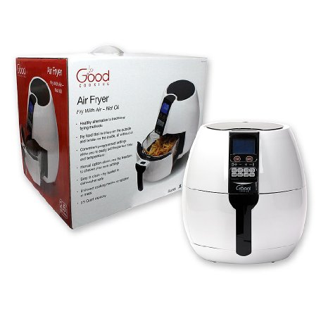 Air Fryer with Digital Programmable Settings By Good Cooking- Fry with Air, Not Oil