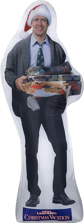 Gemmy Photorealistic Christmas Airblown Inflatable NLCV Clark Griswold w/Presents S LG WB, 6 ft Tall