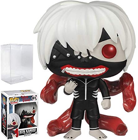 Funko Pop! Anime: Tokyo Ghoul - Ken Kaneki Vinyl Figure (Bundled with Pop BOX PROTECTOR CASE)