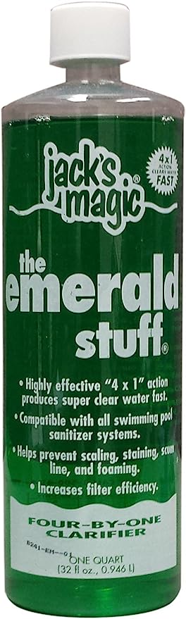 Jack's Magic Emerald Stuff 4X1 Clarifier, 32 oz
