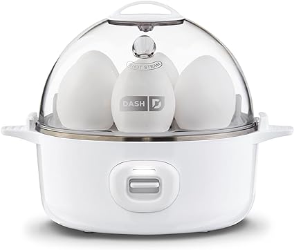 Dash Express Electric Egg Cooker, 7, White