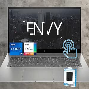 HP Envy 17.3 FHD Touchscreen Laptop | Intel Core i7-13700H | 64GB RAM | 2TB SSD (1TB PCIe   1TB P600 SSD) | Intel Iris Xe Graphics | Backlit KB | B&O Audio | WiFi 6 | Long Battery Life | Win 11 Pro