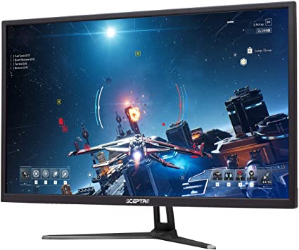 Sceptre New 32" QHD 1440p 2560x1440 LED Monitor HDMI DisplayPort up to 85Hz Build-in Speakers Blue Light Shift, Machine Black 2020
