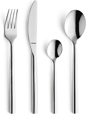 Amefa Modern Premium Carlton Cutlery Set for 4 People, Set of 16