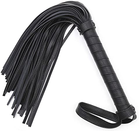 Soft Faux Leather Harness Handle Whip Teaching Training Tool Costume Accessories,Horse Riding Crop for Outdoor Sport