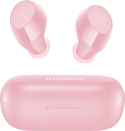 Bluetooth 5.2 Wireless Earbuds,Kurdene S8 Mini [Small Ear] [Deep Bass Sound] 30H Playtime Call Clear Waterproof Earphones with Microphone in-Ear Headphones Comfortable for iPhone Android Sports