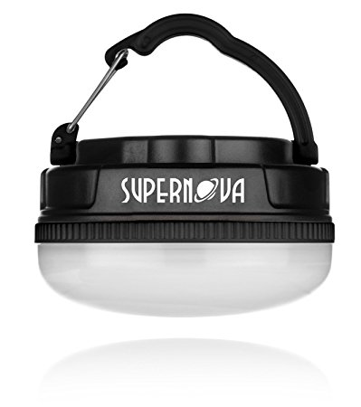 Supernova Halo 180 Extreme Rechargeable LED Camping and Emergency Lantern - The Brightest, Most Versatile, and Compact Utility Lantern Available - Perfect for Backpacking - Emergencies - Tents - Auto - Home - College