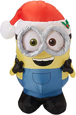 Gemmy Christmas Inflatable Minion Bob, 3.5 Feet