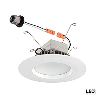 Commercial Electric 6 in. Recessed White LED Trim