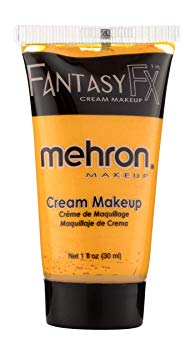 Mehron Makeup Fantasy F/X Water Based Face & Body Paint (1 Fl Oz) (Orange)