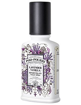 Poo-Pourri Before-You-Go Toilet Spray 4-Ounce Bottle, Lavender Vanilla Scent