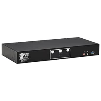 Tripp Lite 2-Port DisplayPort KVM Switch, Control Two Devices with Two Monitors Desktop Switch, UHD 4K @ 60Hz Video, Two USB 3.2 Gen 1 Ports, 3-Year Warranty (B006-DP2UA2)