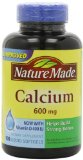 Nature Made Calcium 600mg with Vitamin D 100 Softgels Pack of 3