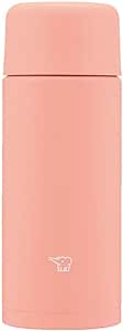 Zojirushi SM-MA25-PM Water Bottle, Seamless Stopper, Small Capacity, 8.5 fl oz (250 ml), Screw, Stainless Steel Mug, Dahlia Pink, Integrated Washer and Washer, Easy to Clean, Only 2 Pieces