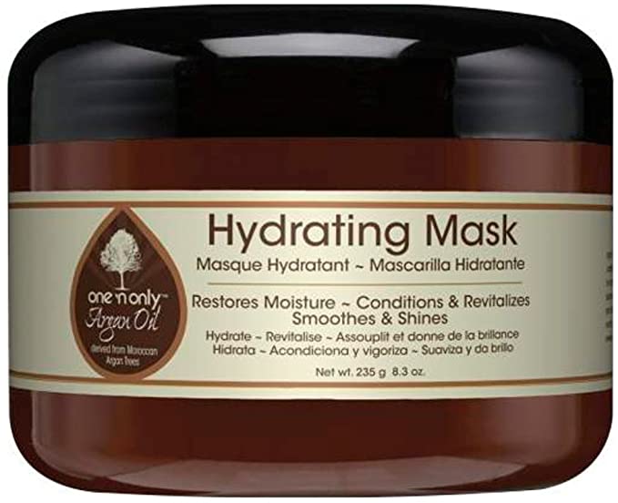 One N Only Argan Oil Hydrating Mask 8.5 Ounce Treatment Jar (251ml) (2 Pack)
