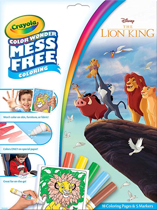 Crayola Color Wonder  Coloring Book Pages & Markers, Mess Free Coloring, Gift for Kids