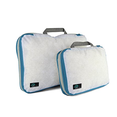 Acteon Compression Packing Cube – Clean/Dirty Compartments, Water Resistant – Great for Travel