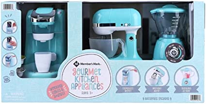 MEMBER'S MARK Gourmet Kitchen Appliance PLAYSET for Kids (Blue)