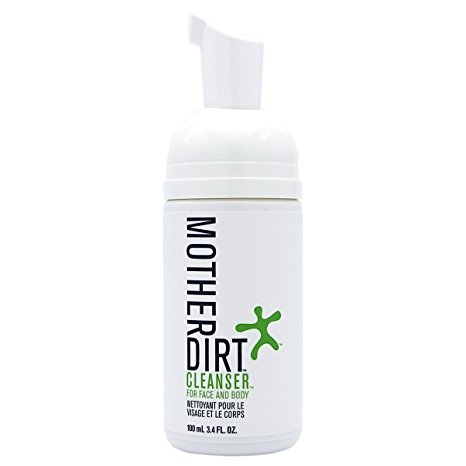 Mother Dirt Biome-Friendly Face & Body Cleanser, Preservative-Free, Natural Skin Cleanser, 3.4 fl oz