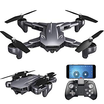 Goolsky VISUO XS816 Drone with Camera 4K Wifi FPV Optical Flow Positioning Gesture Photography Foldable Quadcopter Altitude Hold Drone
