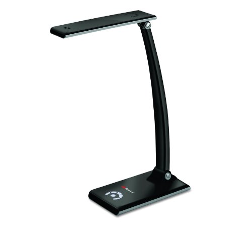 3M Polarizing LED Task Light Desk Lamp Touch Sensor Control 5 Brightness Settings Easy Adjust UL Approved Black