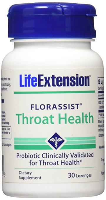 Life Extension Florassist Throat Health Lozenges Tablet, 30 Count