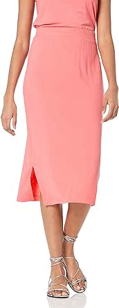 Amazon Essentials Women's Pull-On Knit Midi Skirt (Available in Plus Size)