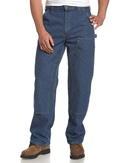 Carhartt Men's Logger Washed-Denim Dungaree B73